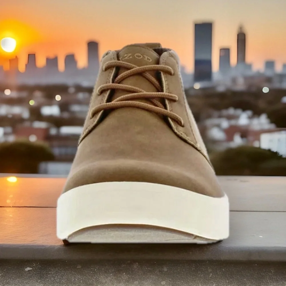 Izod Men’s Palmer Chukka Lightweight Boots Shoes Brown Memory Foam Brand New 11 - Picture 4 of 7